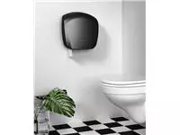 Een Dispenser Katrin 92162 toiletpapier Gigant L zwart koop je bij De Joma BV