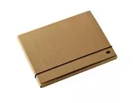 Een Elastobox Kraft Line A4 3 kleppen bruin koop je bij Clippz! Office Supplies