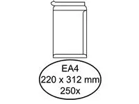 Een Envelop Hermes akte EA4 220x312mm zelfklevend wit doos à 250 stuks koop je bij De Joma BV