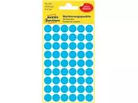 Een Etiket Avery Zweckform 3142 rond 12mm blauw 270stuks koop je bij De Joma BV