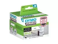 Een Etiket Dymo LabelWriter industrieel 19x64 2st wit koop je bij All Office Kuipers BV