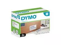 Een Etiket Dymo LabelWriter 5XL verzend 59x102 2st koop je bij All Office Kuipers BV