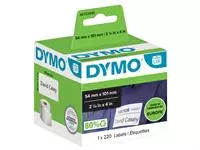 Een Etiket Dymo LabelWriter naamkaart 54x101mm 1 rol á 220 stuks wit koop je bij De Joma BV
