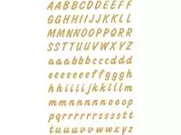 Een Etiket HERMA 4152 8mm letters A-Z goud op transp koop je bij All Office Kuipers BV