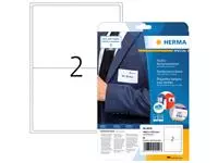 Een Etiket HERMA 4519 199.6x143.5mm acetaatzijde wit koop je bij Schellen Boek- en Kantoorboekhandel