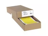 Een Etiket HERMA 8181 88.9x35.7mm 1-baans geel 2000stuks koop je bij Schellen Boek- en Kantoorboekhandel