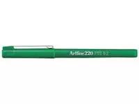 Een Fineliner Artline 220 rond super fijn groen koop je bij Kantorice office &amp; business supplies