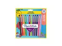 Een Fineliner Paper Mate Flair met geur blister à 12 kleuren koop je bij Avoux