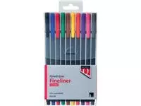 Buy your Fineliner Quantore assorti blister à 10 stuks at QuickOffice BV
