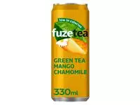 Een Frisdrank Fuze Tea Green Tea mango chamomile blik 330ml koop je bij iPlusoffice