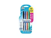 Een Gelschrijver Paper Mate Flexgrip 0.7mm blister à 4 kleuren koop je bij Clippz! Office Supplies