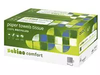 Een Handdoek Satino Comfort PT3 c-vouw 2-laags 25x32cm wit 277420 koop je bij Quality Office Supplies
