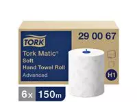Buy your Handdoekrol Tork Matic H1 advanced 2-laags scheurbestendig 150m wit 290067 at QuickOffice BV