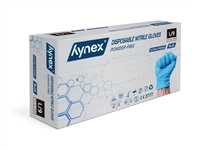 Een Handschoen Hynex nitril L blauw 5gr extra sterk 100 stuks koop je bij De Joma BV