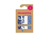 Hobbypapier Décopatch 30x40cm set à 4 vel thema Shades of Blue