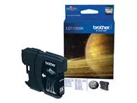 Een Inktcartridge Brother LC-1100BK zwart koop je bij Clippz! Office Supplies