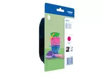 Een Inktcartridge Brother LC-221M rood koop je bij Clippz! Office Supplies