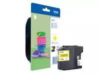 Een Inktcartridge Brother LC-221Y geel koop je bij Avoux