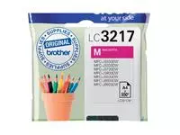 Een Inktcartridge Brother LC-3217M rood koop je bij Company Supplies