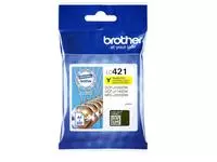 Buy your Inktcartridge Brother LC-421Y geel at QuickOffice BV