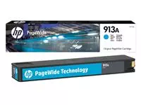 Een Inktcartridge HP F6T77AE 913A blauw koop je bij Schellen Boek- en Kantoorboekhandel