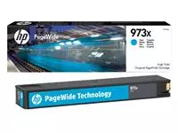 Een Inktcartridge HP F6T81AE 973X blauw koop je bij All Office Kuipers BV