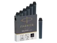 Een Inktpatroon Parker Quink mini tbv Parker esprit zwart pak à 6 stuks koop je bij De Joma BV