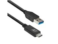 Een Kabel ACT USB A 3.2 naar USB-C 1 meter koop je bij van Kerkvoorde &amp; Hollander B.V.