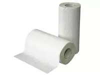 Een Keukenrol Cleaninq 2-laags 50vel 16x2rol wit koop je bij Kantorice office &amp; business supplies