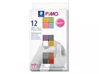 Een Klei Fimo soft colour pak à 12 mode kleuren koop je bij De Joma BV
