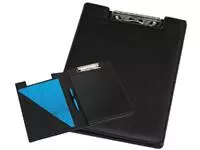 Een Klembordmap Rillstab 98850 luxe kunstleder zwart koop je bij Peter Wind