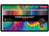 Een Kleurpotloden STABILO 1636 aquacolor assorti blik à 36 stuks koop je bij QuickOffice BV
