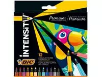 Een Kleurstift Bic Intensity Premium assorti etui à 12 stuks koop je bij iPlusoffice