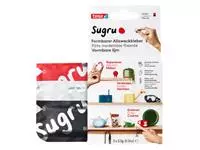 Een Kneedbare hobbylijm Sugru by tesa® sterke alleslijm 3 pakken zwart wit rood koop je bij Sysdicom BV