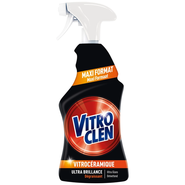 Een Kookplaatreiniger Vitroclen Ceramic spray 450ml koop je bij Den Otter Kantoorpartners B.V.