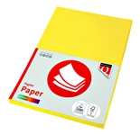 Een Kopieerpapier Quantore Colour A4 160gr geel 50vel koop je bij Avoux