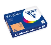 Een Kopieerpapier Trophée A4 80gr oranje 500 vel koop je bij Clippz! Office Supplies