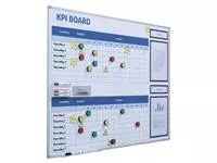 Een Kpi bord + starterkit visual management 90x120cm koop je bij Cockaert BV