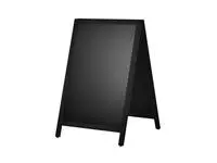 Een Krijt stoepbord Europel 660x1040mm DELUX zwart koop je bij De Rijk Kantoorshop