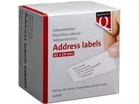 Een Label Etiket Quantore Dk-11209 29mmx62mm adres wt koop je bij All Office Kuipers BV