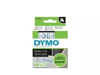 Een Labeltape Dymo LabelManager D1 polyester 12mm wit koop je bij All Office Kuipers BV