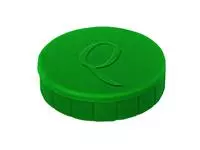 Een Magneet Quantore 20mm 300gr groen 10 stuks koop je bij All Office Kuipers BV
