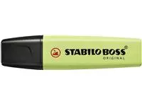 Een Markeerstift STABILO BOSS Original 70/133 pastel snufje limoen koop je bij Quality Office Supplies