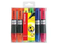 Een Markeerstift STABILO Luminator XT 71/6 assorti etui à 6 stuks koop je bij Schellen Boek- en Kantoorboekhandel