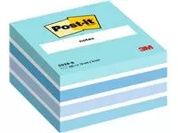Een Memoblok Post-it 2028 76x76mm kubus pastel blauw koop je bij De Joma BV