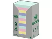Een Memoblok Post-it 653-RPT 38x51mm rainbow pastel koop je bij De Joma BV