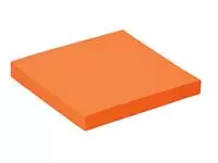 Een Memoblok Quantore 76x76mm neon oranje koop je bij De Joma BV