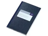 Een Notitieboek Djois Atlanta gelijmd 165x105mm 128blz blauw koop je bij Clippz! Office Supplies