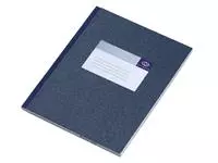 Een Notitieboek Djois Atlanta gelijmd 210x165mm 160blz lijn blauw koop je bij Clippz! Office Supplies