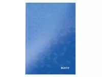 Een Notitieboek Leitz WOW A5 160blz 90gr lijn blauw koop je bij De Joma BV